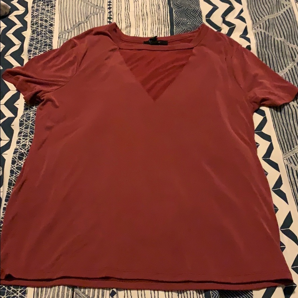 Burnt orange shirt